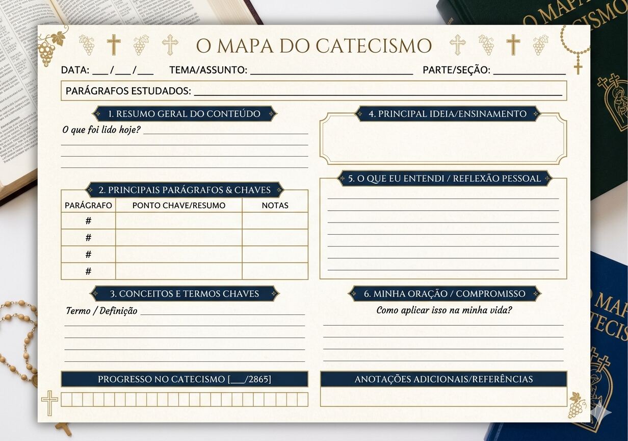 Planner de estudos para imprimir
